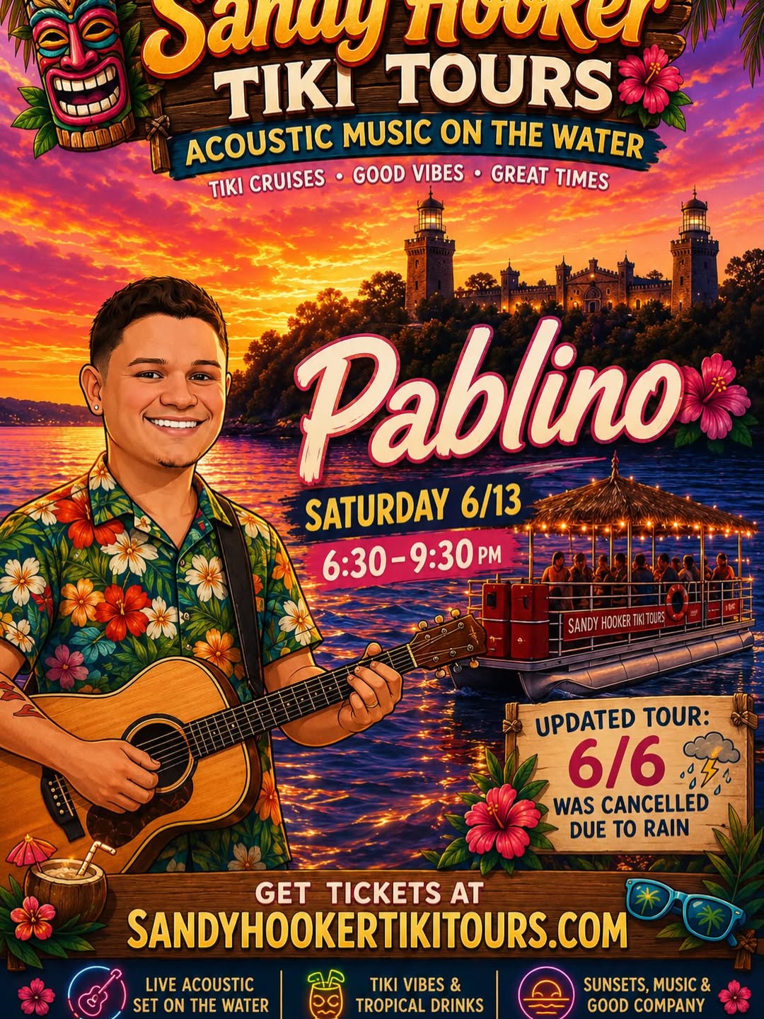 Pablino Live — Sunset Cruise